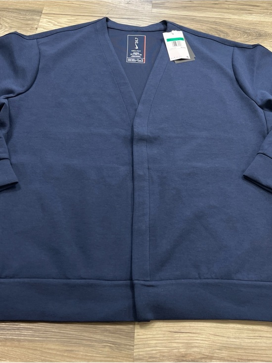 Nike Other - Nike 24.7 Cardigan Sweatshirt Navy Blue Dri-FIT Loose Fit Men’s XLT HQ6948-451